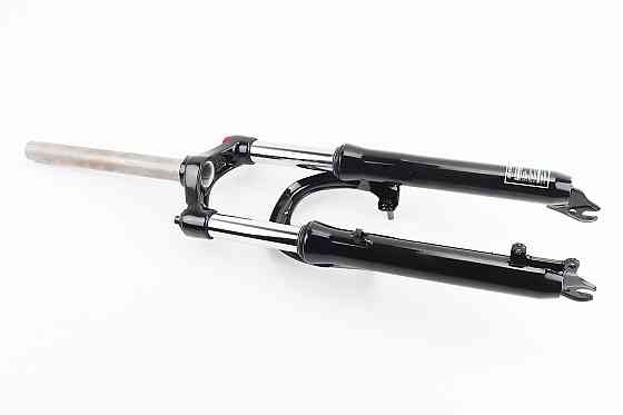 Вилка 24" амортизаційна, без різьби 1-1/8" (28,6мм), шток 260мм, з ходом 70мм, V/Disk-brake, Lockout, чорна LJ-536M Київ