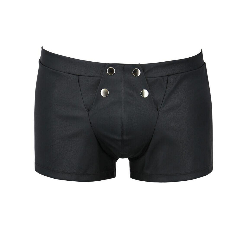 Мужские кожаные боксеры с клапаном Passion 050 SHORT PATRICK XXL/XXXL Black Sex Aura Киев - изображение 5