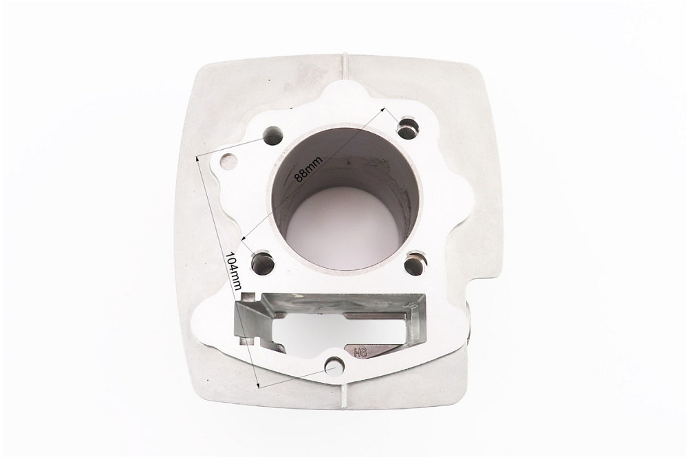 Циліндр к-кт (ЦПГ) CB200cc Ø63,5мм (висота циліндра 69мм, палець 15мм) FENGRI Київ - фото 4