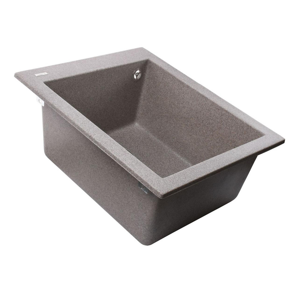 Гранітна мийка Globus Lux LAMA мокко 410х500мм (000022976) Київ - фото 3