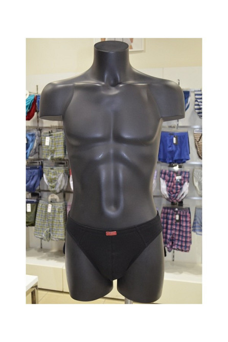 Трусы мужские хлопок Спорт (2шт) Lans 03/005 L, Черный Киев - изображение 1