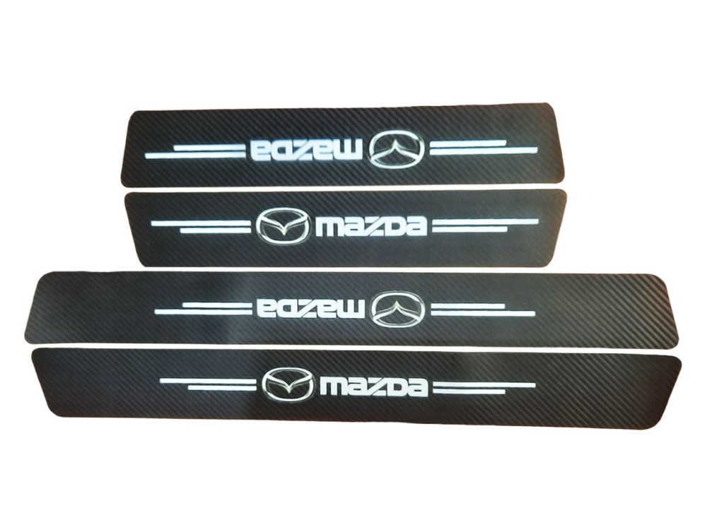 Захисна плівка на пороги Mazda (карбонова стрічка) к-т 4шт Вінниця - фото 1