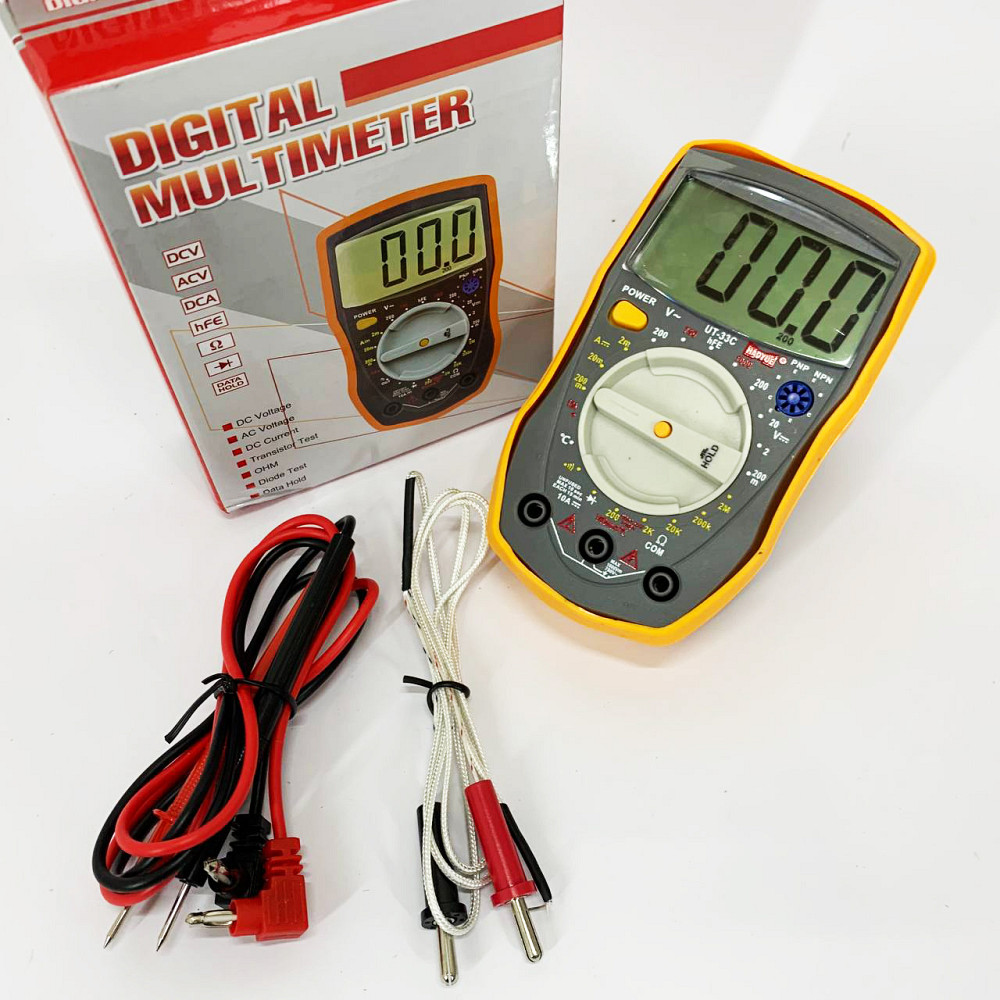 Мультиметр із функцією вимірювання, Електронний тестер напруги, Мультиметр для домашніх вимірювань MC-62 Львів - фото 1