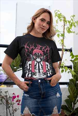 Футболка для мальчика аниме Истребитель демонов оверсайз (рост от 165 до 180 ) Черний AnimeJ0366m Днепр