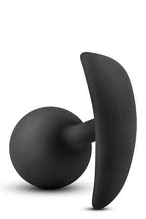 Анальный плаг Blush с внутренним шариком Adventures Platinum Silicone Vibra Sex Aura Киев