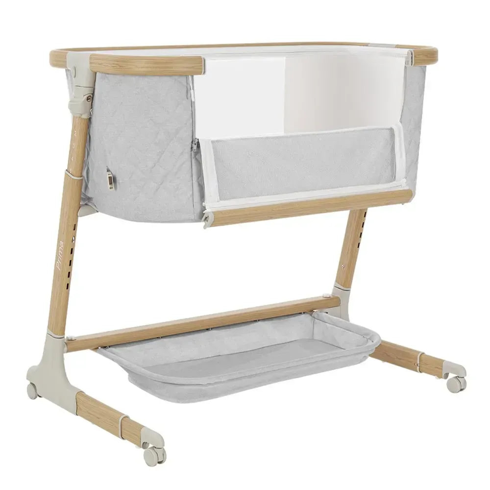 Дитяче ліжечко Carrello Prima CRL16503 Cloud Grey електронне укачування 6 рівнів висоти матрац Bluetooth Кривий Ріг - фото 2
