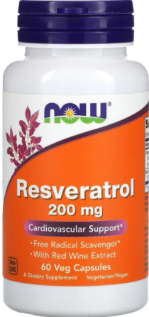 Ресвератрол Now Foods Resveratrol 60 вег капс Киев