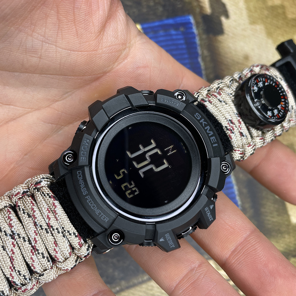 Skmei 1356DCPK Desert Camo Tactic Co,ass SBR Київ - фото 2