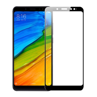 Стекло защитное PowerPlant Full screen Xiaomi Redmi Note 5 Pro, Black (GL605583) Винница - изображение 1