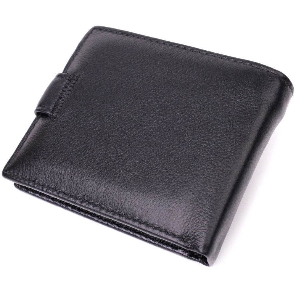 Чоловічий шкіряний гаманець, чорний (ST Leather) Київ - фото 6