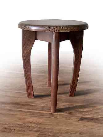 Табурет обідній КРУГЛИЙ, горіх Киев