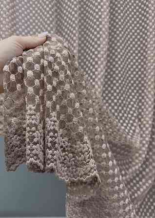 Тюль VR-Textil 1879т Гипюр Какао 300х270 см (42-0835) Киев