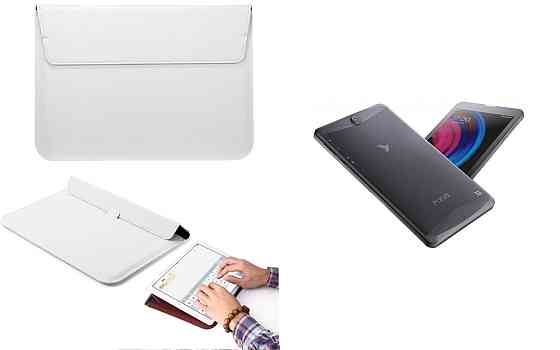 Чохол-конверт VitoCase для Pixus Touch 7 3G (HD), Touch 7 3G (qHD), з функцією підставки для планшета Білий Київ