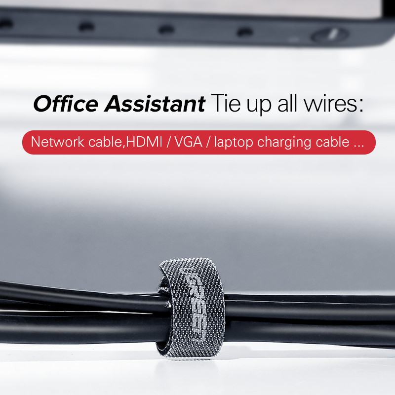 Стяжка для кабелю Ugreen LP146 (Чорна, 1 шт) Николаев - изображение 5