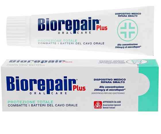 Зубна паста Професійний захист та відстеження Plus Total Protection Biorepair 75 мл Вінниця