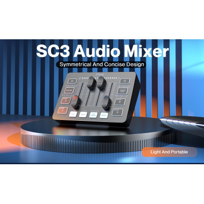 Мікшерний пульт Fifine Sound Card Black (SC3) Вінниця - фото 6
