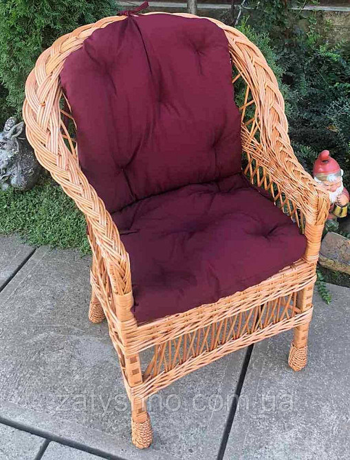Кресло из лозы плетеное на балкон Киев - изображение 6
