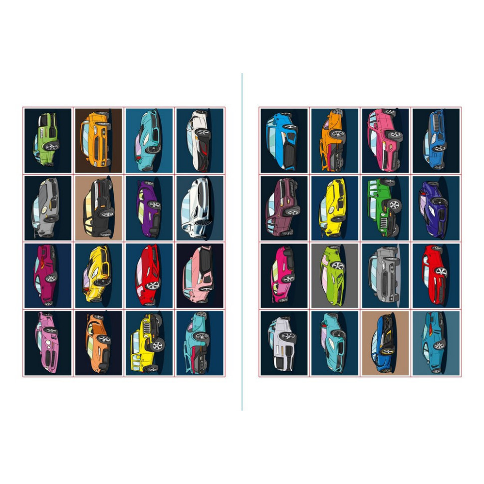 Дитяча розмальовка зі стікерами "Автопарк" CB26, 16 сторінок Вінниця - фото 3