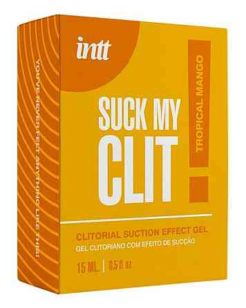 Смоктайзер для клітора Intt Suck My Clit Tropical Mango (15 мл), манго, гель з ефектом посмоктування Sex Aura Київ
