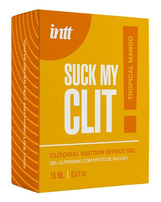 Смоктайзер для клітора Intt Suck My Clit Tropical Mango (15 мл), манго, гель з ефектом посмоктування Sex Aura Київ - фото 4