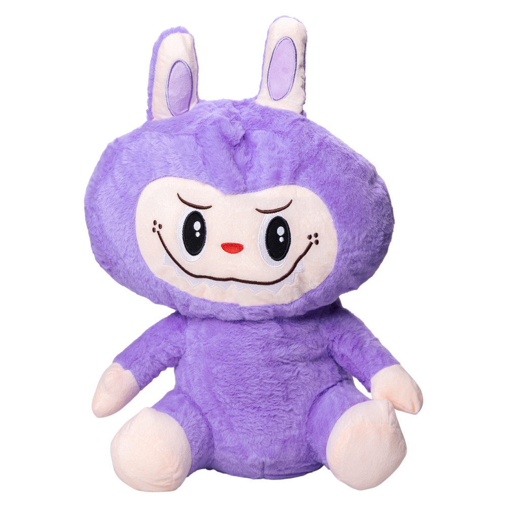 М'яка іграшка-плед,подушка 3 в 1 Лабубу 50 см Фіолетовий ТМ COLORFUL HOME LAB2V Київ - фото 11