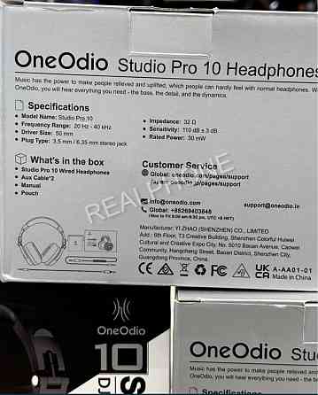 Наушники Гарнитура: Oneodio Studio Pro 10 DJ Headphones. Харьков