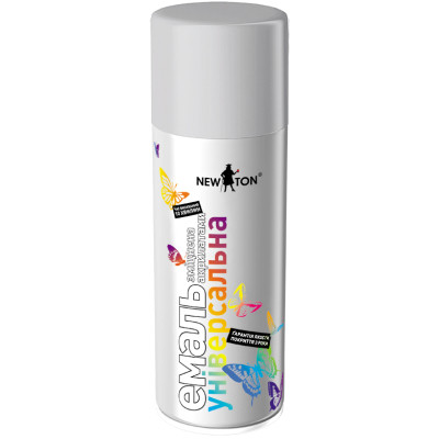 Аерозольна фарба для автомобіля New Ton універсальна 9022 темне срібло, аер. 400 мл (000000245) Вінниця - фото 1