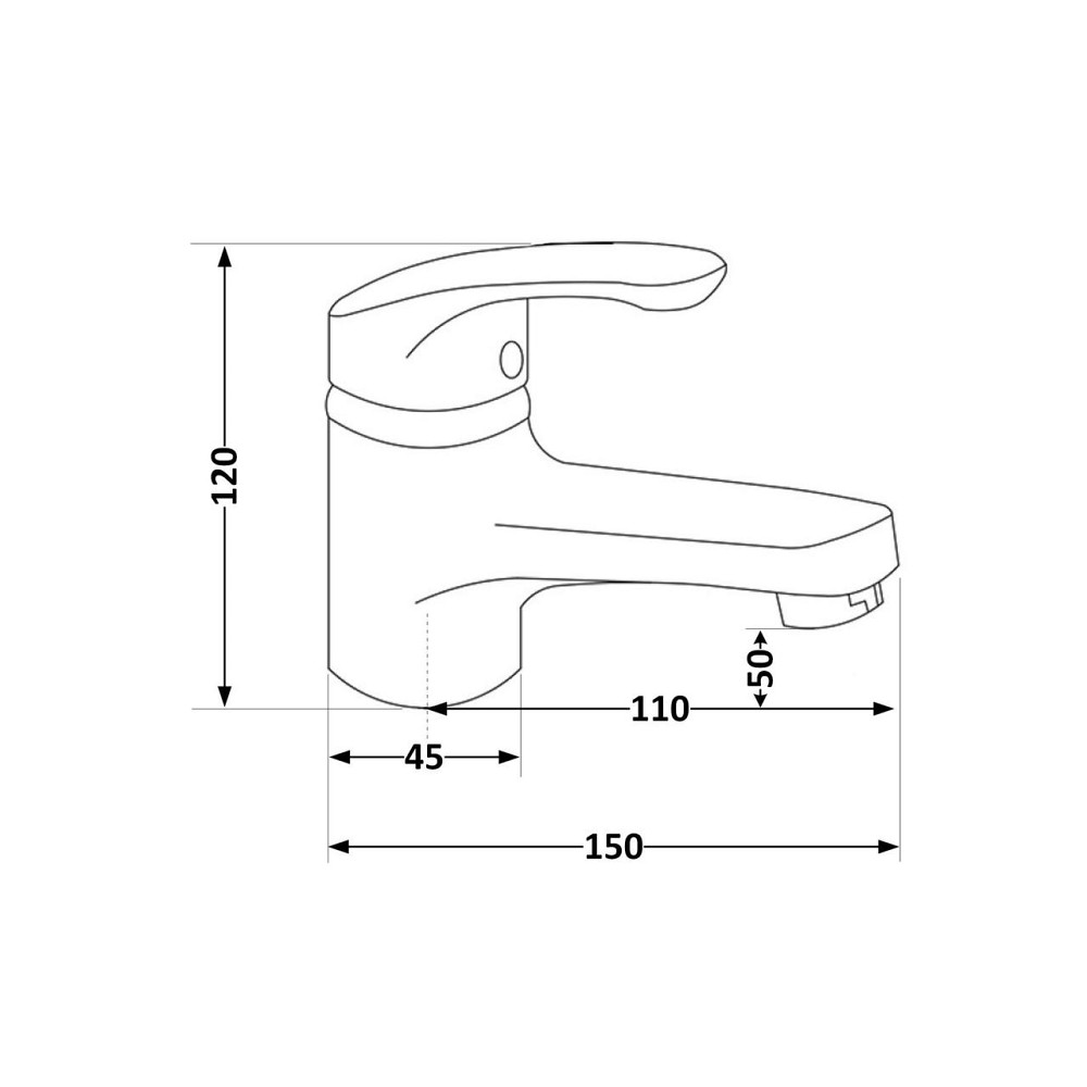 Змішувач для раковини Brinex 36W 001 Київ - фото 2