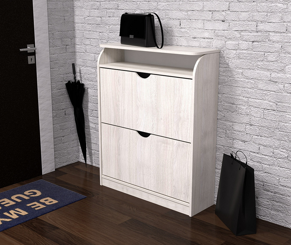 Тумба для обуви №1, Дуб Шамоні Світлий, 800/250/1000 Львов - изображение 2