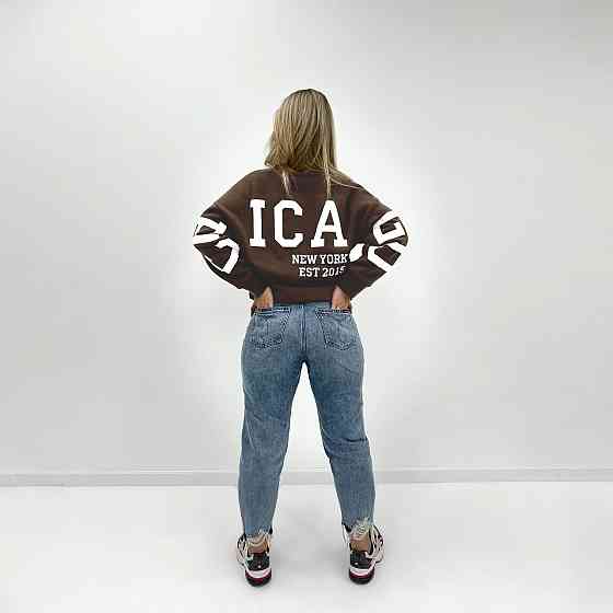 Жіночий утеплений батник "Noise" оптом | Батал Шоколадний, 50-52 Київ