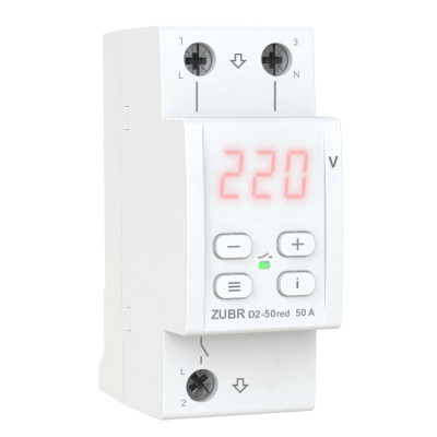 Реле напруги ZUBR D2-50 red (4820120221729) Вінниця - фото 1