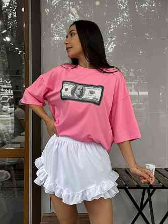 Женская летняя мини юбка-шорты «KAPRI» из креп шифона Одесса