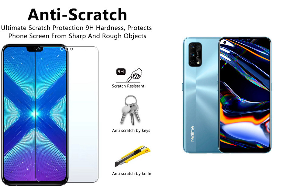 Защитное стекло NeoGlass для Realme 7 Pro – ультрапрозрачное и устойчивое Киев - изображение 1