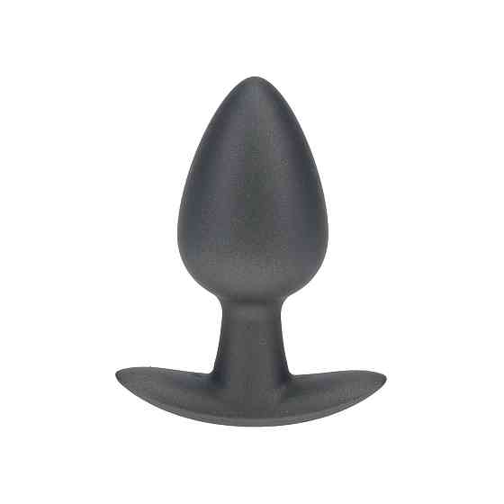 Анальная пробка Smooth Silicone Anal Plug - Medium - 3.1 / 7,9 cm - Gunmetal Sex Aura Киев
