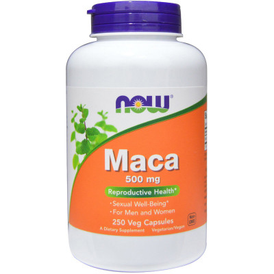 Трави Now Foods Перуанська Мака, Maca, 500 мг, 250 вегетаріанських капсул (NOW-04762) Вінниця - фото 1