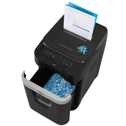 Знищувач документів HP Pro Shred Auto 200CC, CrossCut Paper Shredder, A4, 80g х 10 л.,4*20, 32л.,P-4 Винница - изображение 6