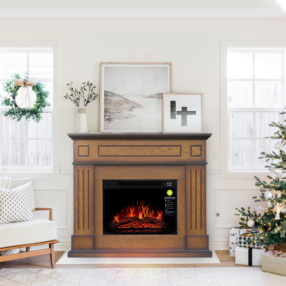 Каминокомплект ArtiFlame LAURITZ AF23S ДУБ АНТИК (со звуком) Львов - изображение 2