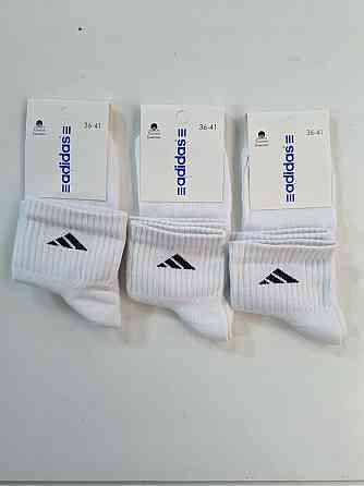 Набір якісних чоловічих шкарпеток середньої випотілки бавовна 4 штук Адідас ADS3 Київ