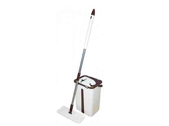Плоска швабра Maxi Flat Mop з відром 12 л в кольоровій упаковцi ТМ ZAMBAK PLAST Київ