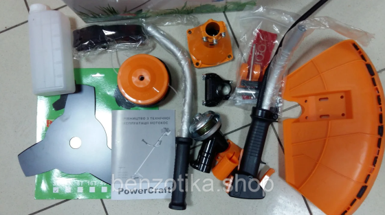 Бензиновая мотокоса Power Craft 5230n [ масло для двигателя в подарок ] бензокоса 2х тактная бытовая Киев