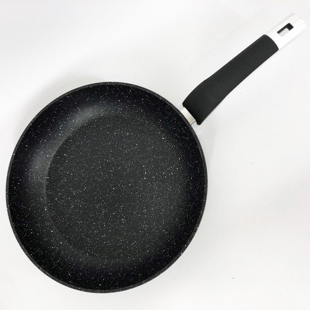 Сковорода с ручкой алюминий UNIQUE UN-5137 28 см, Сковорода для запекания в духовке UC-63 Львов - изображение 2