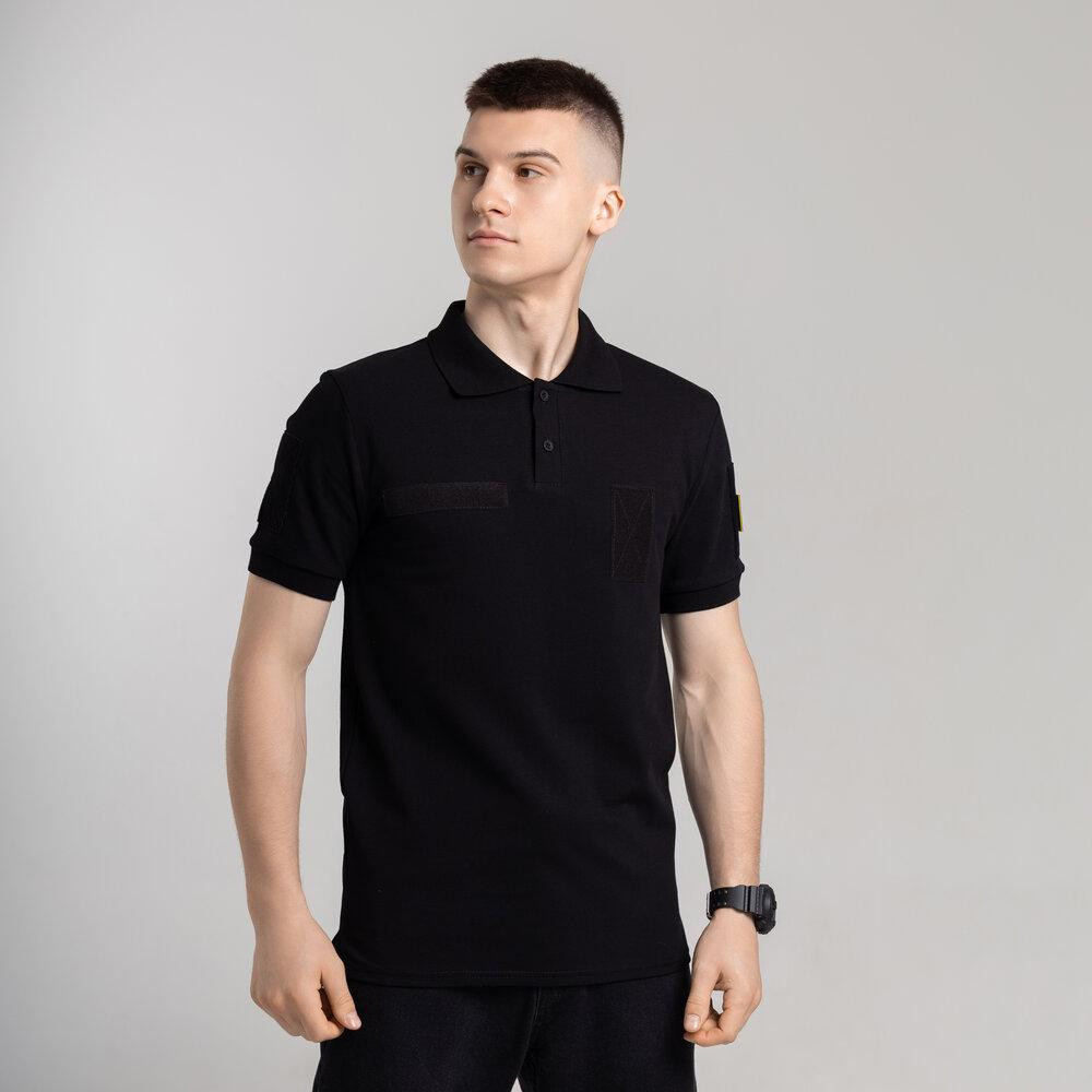 Легкое тактическое летнее мужское черное поло Pobedov Royal BATAL Военное Киев - изображение 8