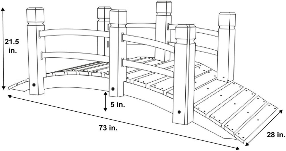 Мостик садовый 