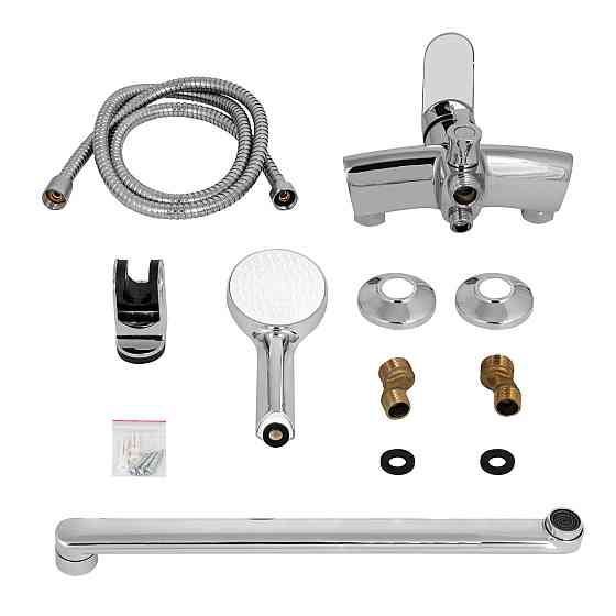 Смеситель для ванны Lidz Tani 005 с поворотным изливом (c душевым гарнитуром) (k40) LDTAN005CRM44962 Chrome Киев