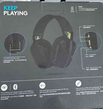 НОВІ навушники Logitech G435 Black геймерские наушники. Харків