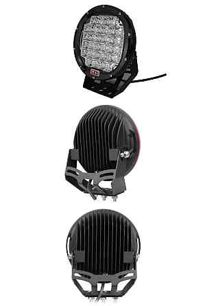 Світлодіодна фара StarLight HP-GZD-088-Black кругла, дальнє точкове біле світло 45W 4500Lm 6000K 12/24V (∅220мм) Харків