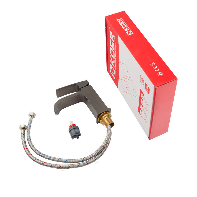 Змішувач для умивальника KOER KB-10037-07 (Колір графіт) (KR5999)   ( 25352 ) Харків - фото 6