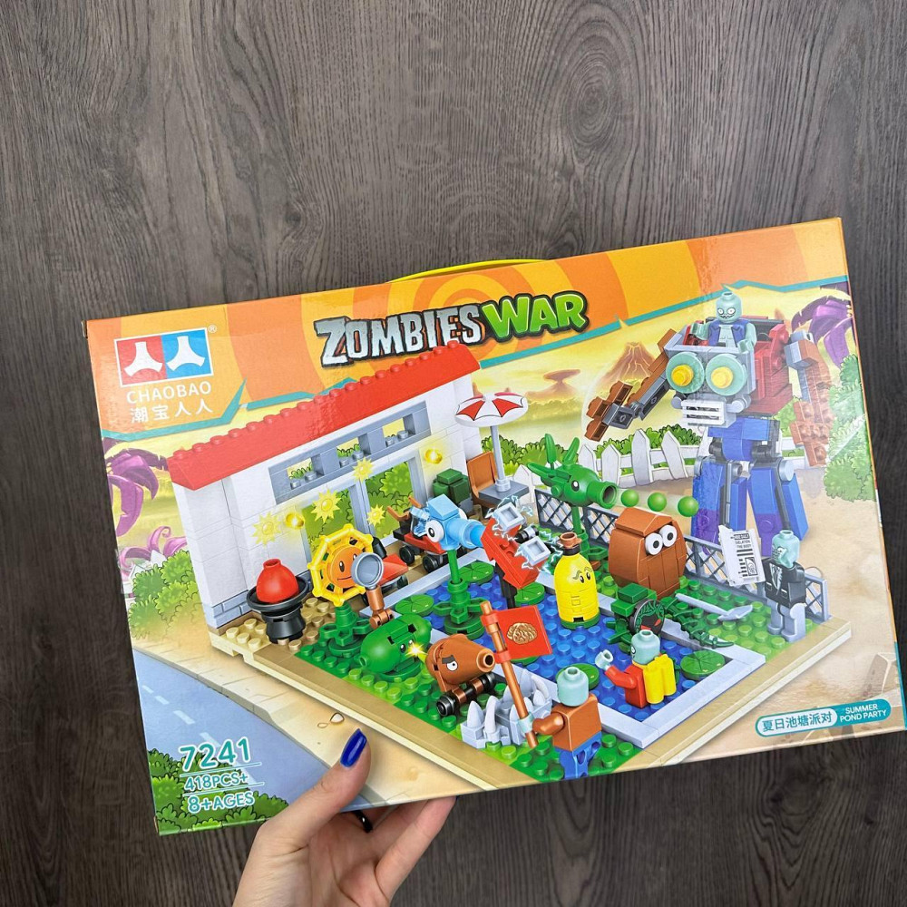 Дитячий конструктор Рослини проти Зомбі 7241 лего Plants vs Zombies фігурки 418 дет ( 22150 ) Харків - фото 7