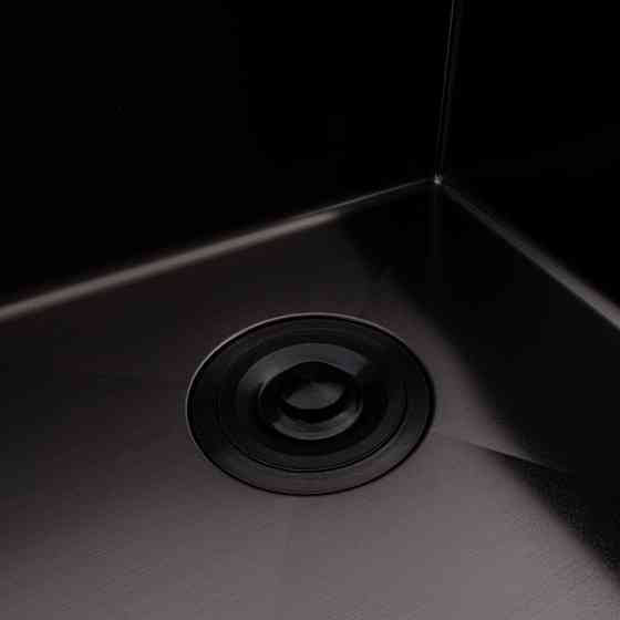 VALESO Кухонна мийка PVD чорна 78*48 VALESO Handmade на дві чаші (3.0/0.8) Киев