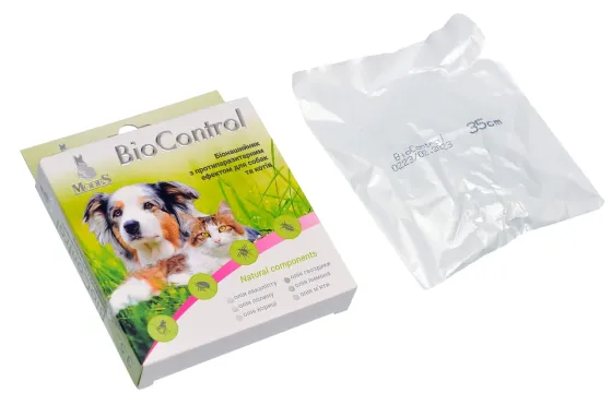 Нашийник ModeS BioControl БіоКонтроль для котів і собак з протипаразитарним ефектом 35 см Київ